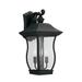 Designers Fountain Chelsea 19 Inch Tall 3 Light Outdoor Wall Light - 2722-BK