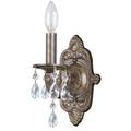 Crystorama Paris Market 9 Inch Wall Sconce - 5021-VB-CL-S