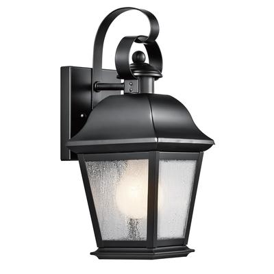 Kichler Lighting Mount Vernon 12 Inch Tall 1 Light Outdoor Wall Light - 9707BK