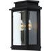 Artcraft Freemont 13 Inch Tall 2 Light Outdoor Wall Light - AC8391BK