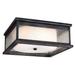 Visual Comfort Studio Collection Sean Lavin Pediment 13 Inch 3 Light Outdoor Flush Mount - OL11113DWZ