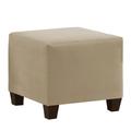 Brayden Studio® Mctaggart 19" Wide Square Cube Ottoman Microfiber/Microsuede | 16 H x 19 W x 19 D in | Wayfair BRSD2127 25540577