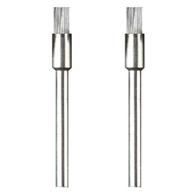 DREMEL 443-02 Carbon Steel Brush,1/8in. dia.,PK2