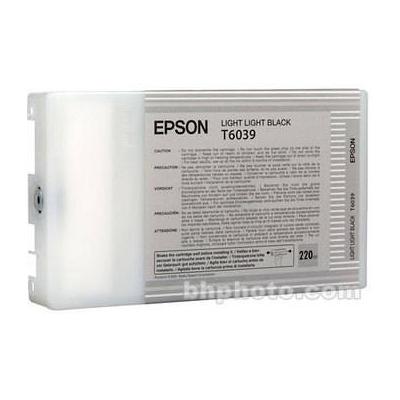 Epson T603900 Light Light Black UltraChrome K3 Ink Cartridge (220 ml) T603900