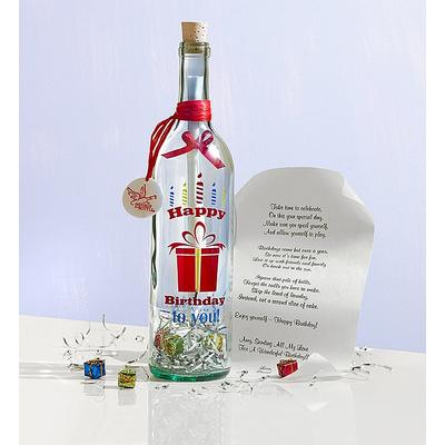 1-800-Flowers Everyday Gift Delivery Personalized Message In A Bottle Happy Birthday | Happiness Delivered To Their Door