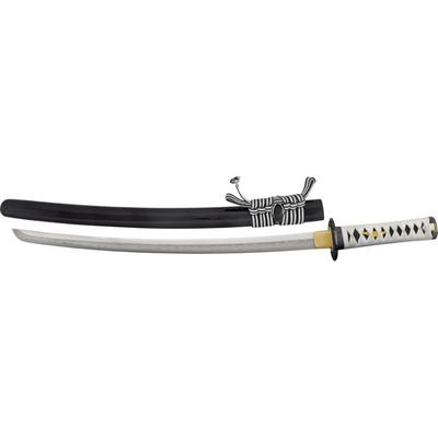 Paul Chen Koi Wakizashi T10 high carbon steel blade . Black rayskin handle with white cotton cord wra PC2466