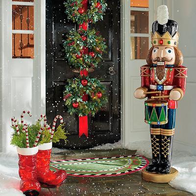 Outdoor Christmas 5' Musical Nutcracker - Grandin Road