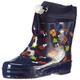 Playshoes Jungen Unisex Kinder Gummistiefel Halbschaft gefüttert Regenstiefel, Marine Waldtiere, 20 EU