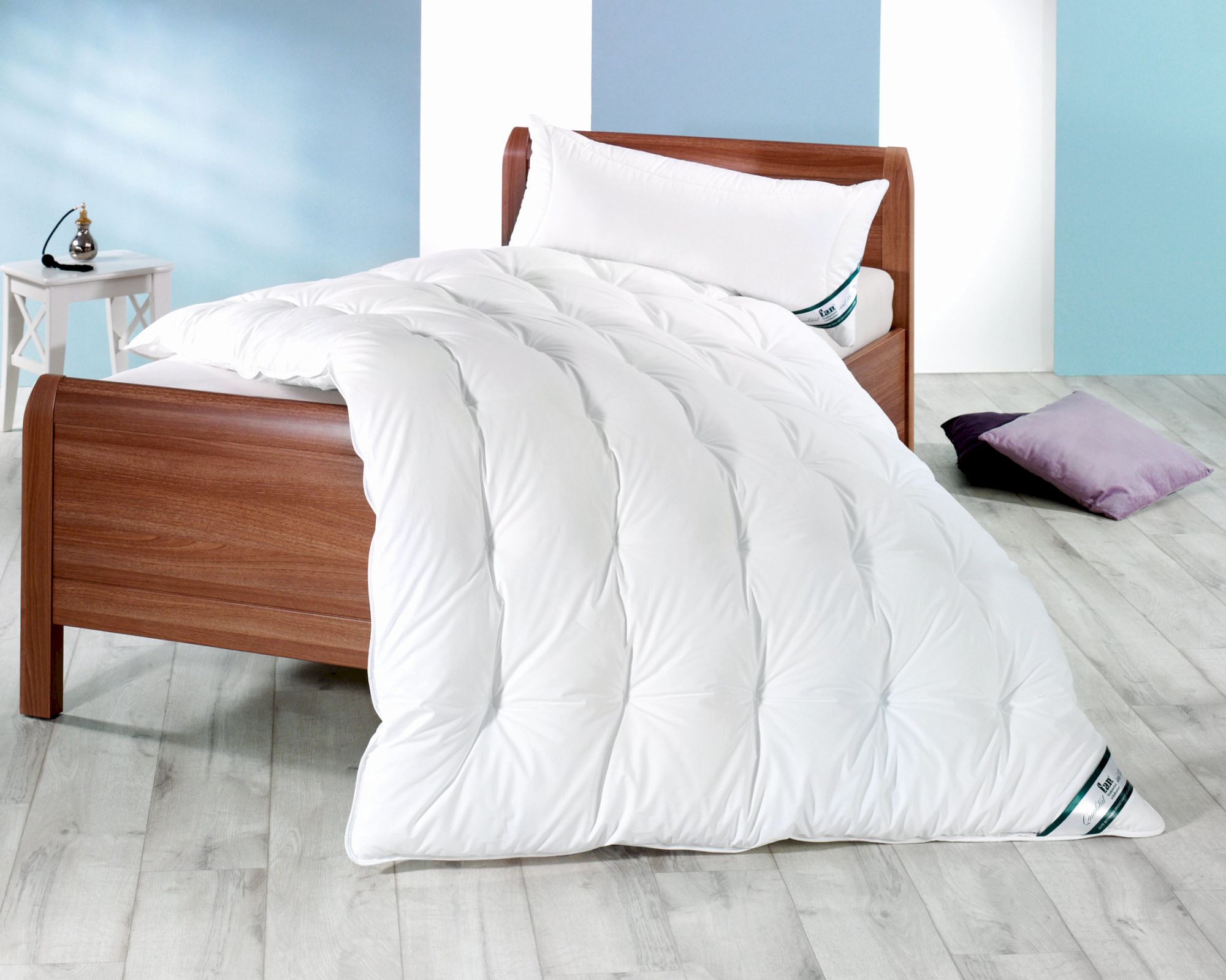 Frankenstolz »First Class« Bettdecke Vierjahreszeiten-Steppbett / 135x200 cm / 650/480 g