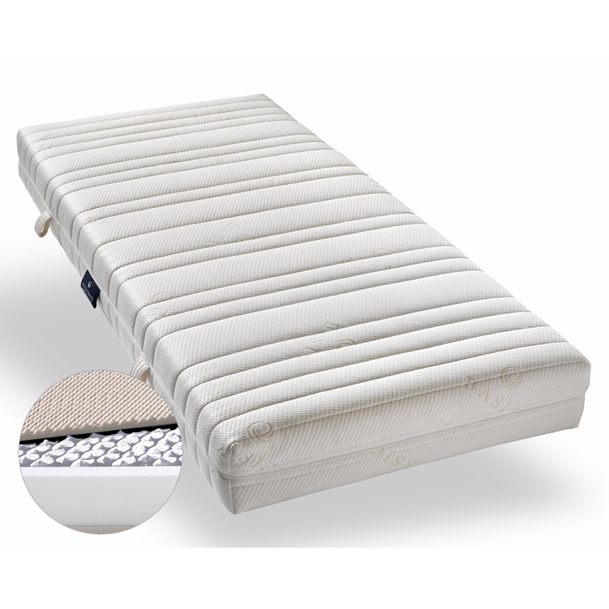 Billerbeck 7-Zonen Airtec »TTFK« Basic Taschenfederkern Matratzen 90x190 cm H3