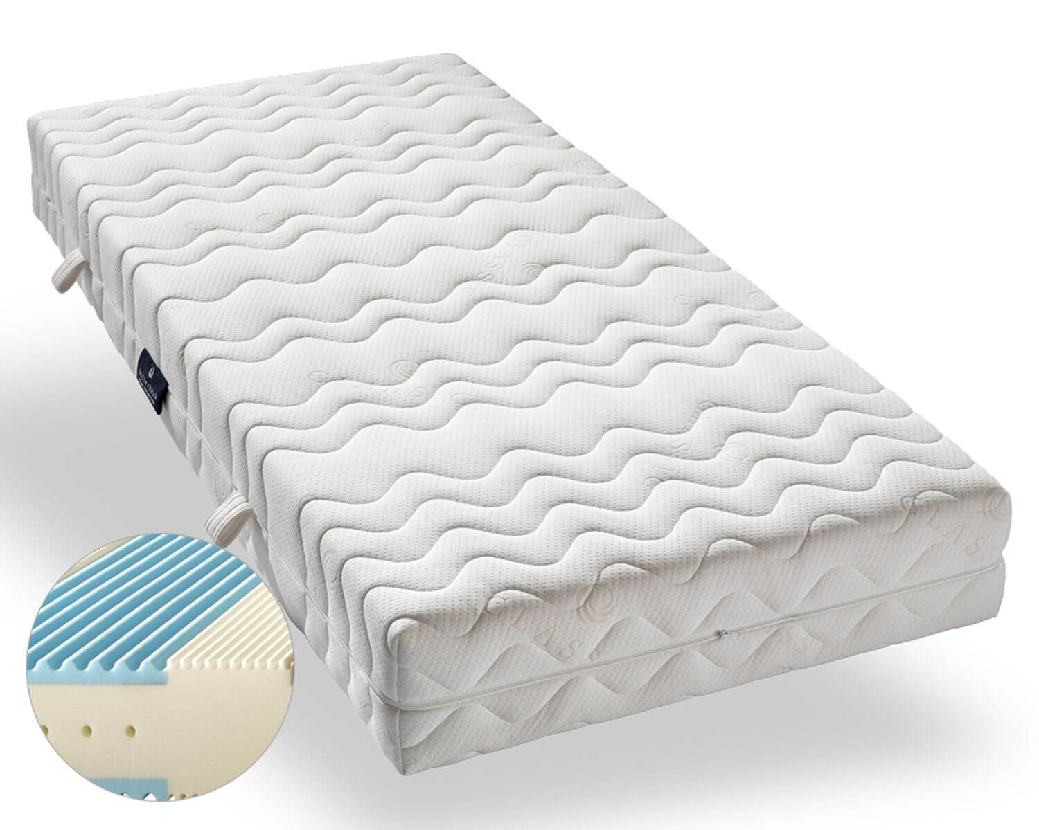 Billerbeck 7-Zonen Airtec »Comfort« Classic Komfortschaum Matratzen 90x200 cm H3