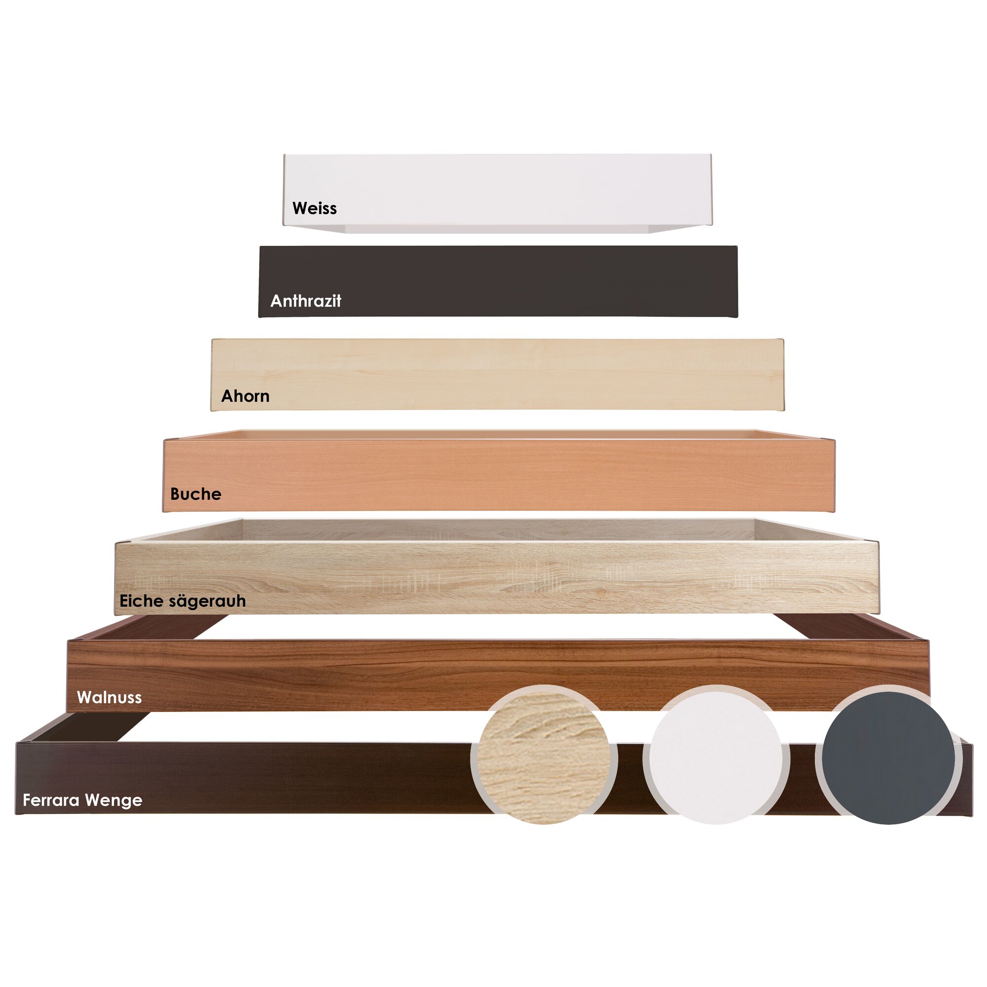 Hasena Movie-Line Bettrahmen Star 16 90x200 cm / Anthrazit