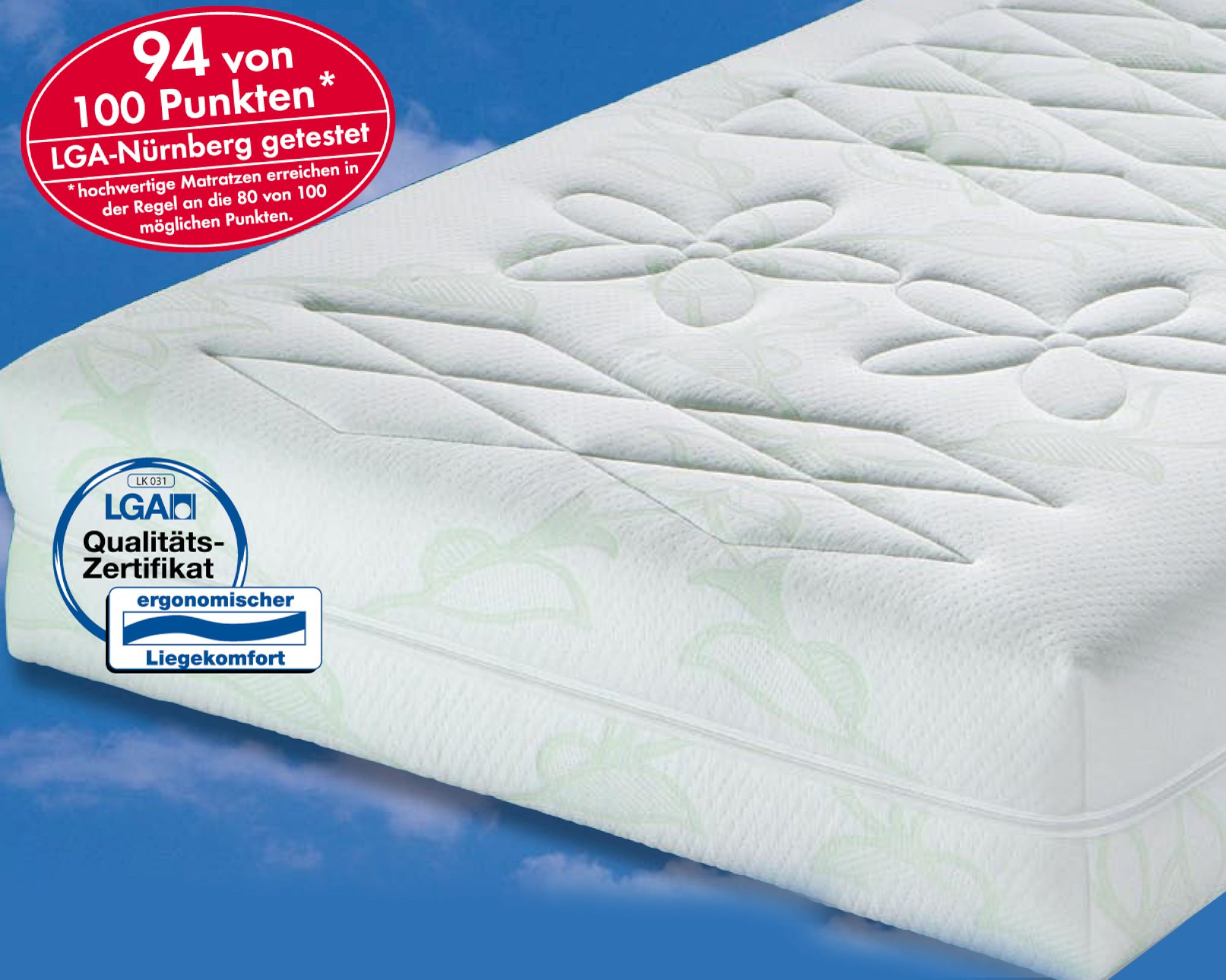 Malie »Primavera« Greenfirst Matratzen 100x200 cm H3