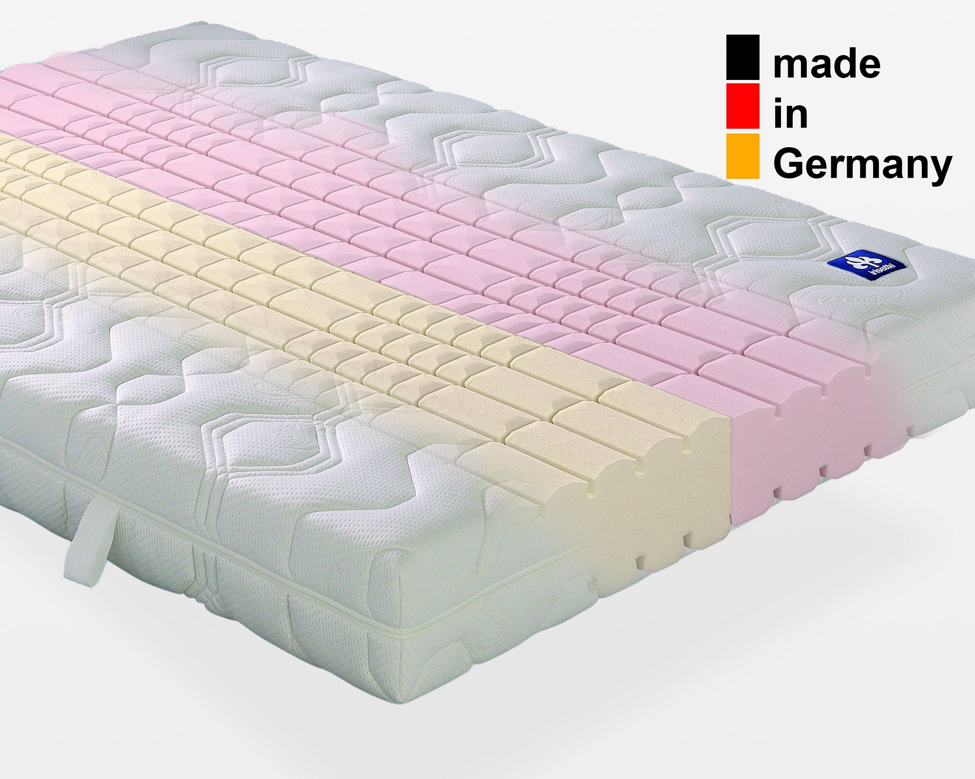 Badenia »Irisette Lotus« Komfortschaum-Kombikern Partner-Matratzen 160x200 cm / H3/H4