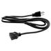 American Lighting 41261 - Black 6' Power Cord for American Lighting T2 Under Cabinet Light (043A-PC6-BK)