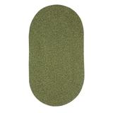 capel Rugs Manteo Casual Reversible Handmade Braided Rugs Deep Green 3 x 5 Oval 3 x 5 Oval