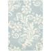 SAFAVIEH Soho Logan Floral Wool Area Rug Blue/Ivory 2 x 3