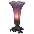 Meyda Tiffany Lavender Pond Lily Accent Lamp