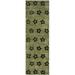 SAFAVIEH Soho Liam Floral Wool Runner Rug Sage/Black 2 6 x 12