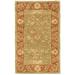 SAFAVIEH Golden Jaipur Dreda Border Wool Area Rug Green/Rust 2 x 3