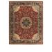 Black/Red 102 x 0.3 in Area Rug - American Home Rug Co. Tabriz Oriental Hand Tufted Burgundy/Black/Beige Area Rug | 102 W x 0.3 D in | Wayfair