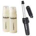 Babyliss 2583BU + 4580U Pro Cordless Portable Gas Combined 19mm Hair Styling Brush/Tong 2x Extra Free Energy Cells