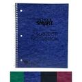 School Smart Spiral Perforated 2 Subject College Ruled Notebook 11 x 8-1/2 Inches