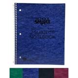 School Smart Spiral Perforated 2 Subject College Ruled Notebook 11 x 8-1/2 Inches
