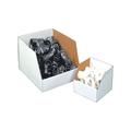 Box Partners Jumbo Open Top Bin Boxes 10 x 18 x 10 White 25/Bundle BINJ101810