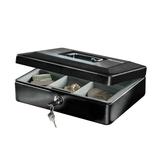 SentrySafe CB-10 Steel Cash Box with Key Lock 0.12 cu. ft. Black