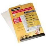 Centurion Fellowes 52006 Laminating Pouch 8-1/2 in L 14 in W 3 mil Thick Clear