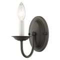 Livex Lighting - Home Basics - 1 Light Wall Sconce in Farmhouse Style - 4.25