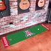 FANMATS Collegiate NCAA Syracuse University Putting 72 in. x 18 in. Non-Slip Indoor Only Door Mat Synthetics in Green | Wayfair 10328