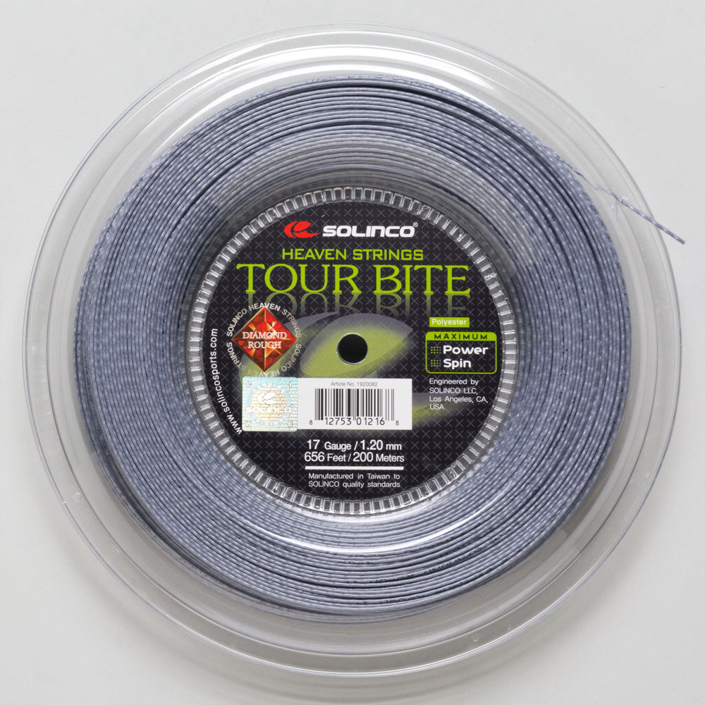 Solinco Tour Bite Diamond Rough 17 660' Reel Tennis String Reels
