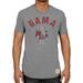 Men's Original Retro Brand Heathered Gray Alabama Crimson Tide Vintage Tri-Blend T-Shirt