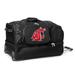 MOJO Washington State Cougars Black 27'' 2-Wheel Drop Bottom Rolling Duffel Bag
