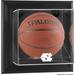 North Carolina Tar Heels Black Framed (2015-Present Logo) Wall-Mountable Basketball Display Case