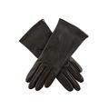Dents Elizabeth Women's Silk Lined Leather Gloves BLACK 7.5