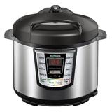 Homevision Technology Ecohouzng 6.3-Quarts Electric Pressure Cooker Stainless Steel in Gray | 12.4 H x 12.4 W x 12.4 D in | Wayfair ECP5013