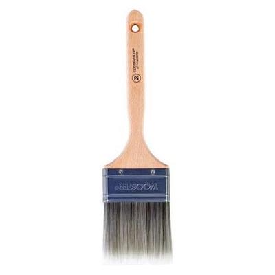 WOOSTER 5220-3 3" Flat Sash Soft, Silver CT Polyester Bristle, Paint Brush,