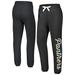 Women's G-III 4Her by Carl Banks Black Carolina Panthers Scrimmage Fleece Pants