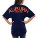 Women's Navy Auburn Tigers Spirit Jersey Oversized T-Shirt