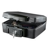 SentrySafe H0100 Fire-Resistant Box Safe and Water-Resistant Safe with Key Lock 0.17 Cu. ft. Black