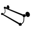 Allied Brass Satellite Orbit Two 36" Wall Mounted Towel Bar Metal in Black | 5 H x 6 D in | Wayfair 7272T/36-BKM