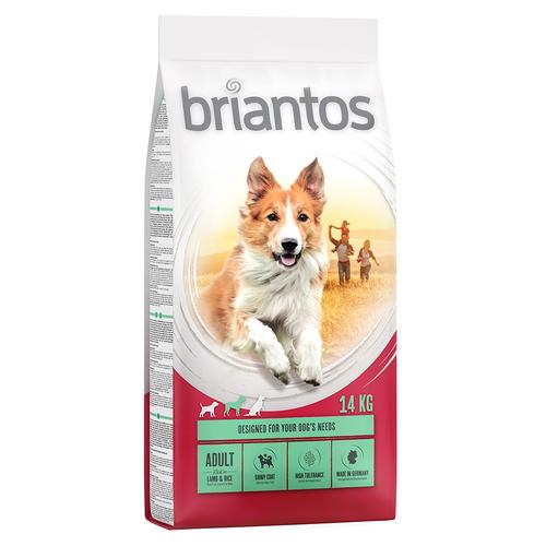 14kg Adult mit Lamm & Reis Briantos Hundefutter trocken