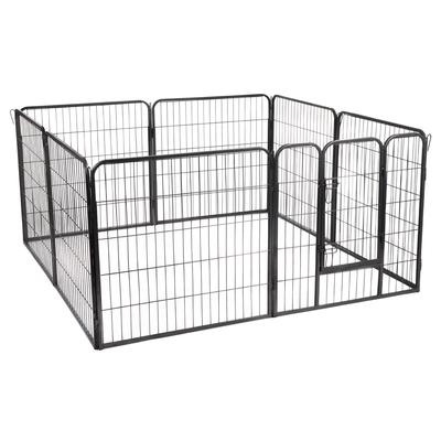 Metal Run for Small Pets & Puppies 8 Sided - 8 Elements: each 80x80cm (LxH)