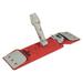 UNGER SM40R 16" Clamp/Pin Flat Mop Holder, Red