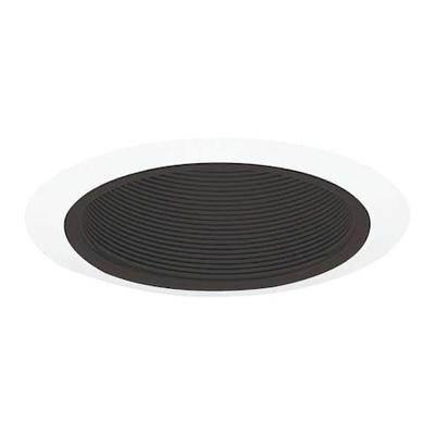 JUNO LIGHTING 205 BWH Recessed Trim, 5in, Black Baffle