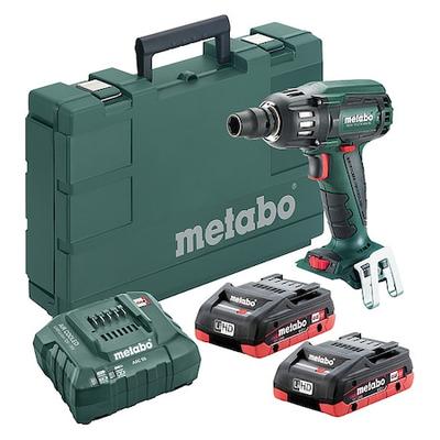 METABO SSW18 LTX 400 BL 2x 3.1Ah LiHD kit 18-Volt 1/2" Cordless Impact Wrench