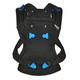 We Made Me Pao Papoose 3-in-1 Front and Back Baby Carrier (Midnight Black)